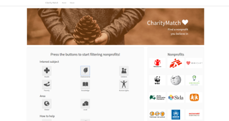 CharityMatch screenshot